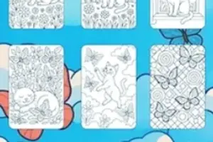Mindful coloring books